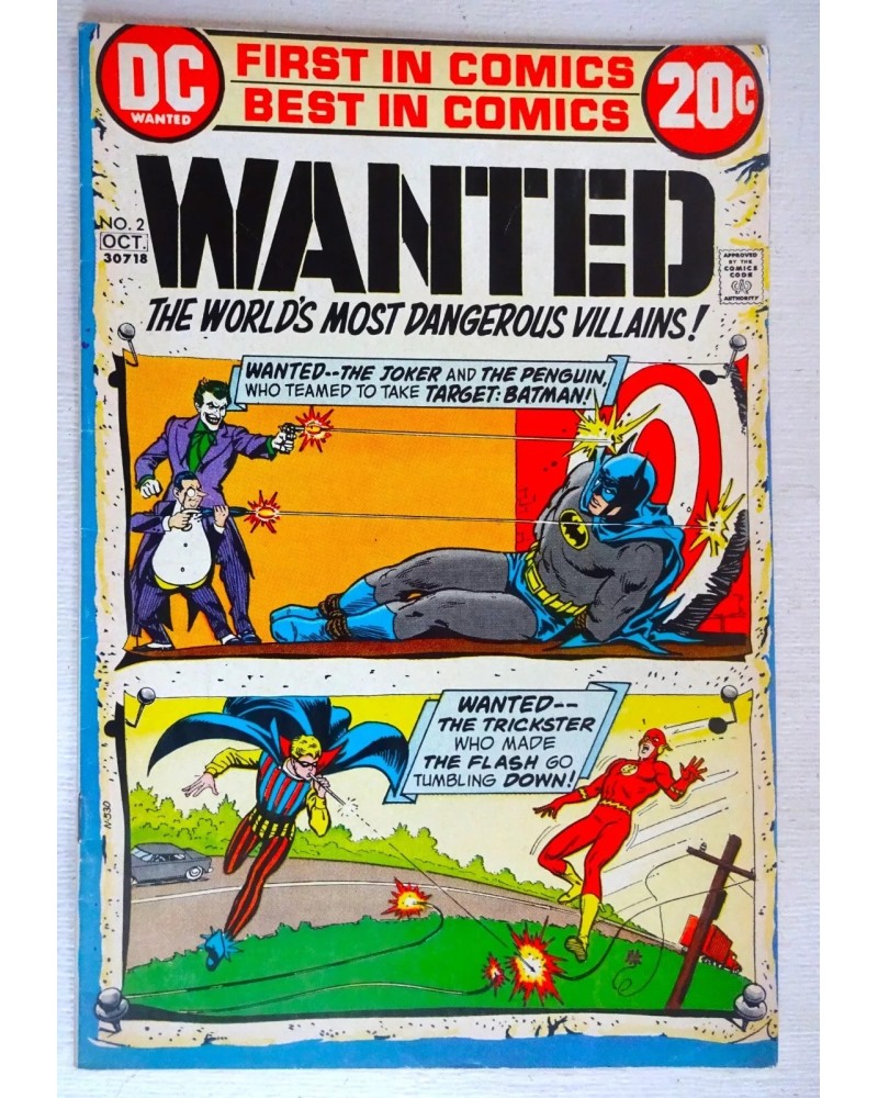 1972 WANTED THE WORLD'S MOST DANGEROUS VILLAINS #2