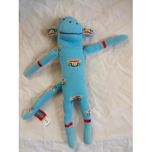 PAUL FRANK LIMITED EDITION FLEXIBLE PLUSH SOCK DOLL, CARRY BAG & TANK TOP NEW