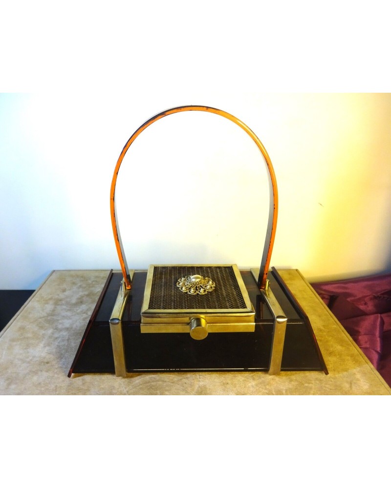 Tyrolean Tortoise-shell Lucite Purse