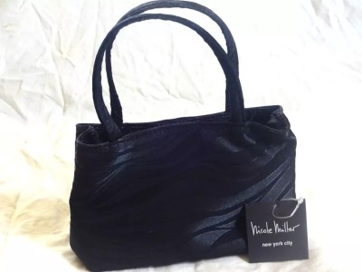 NICOLE MILLER New York light weight Mini Black evening Bag