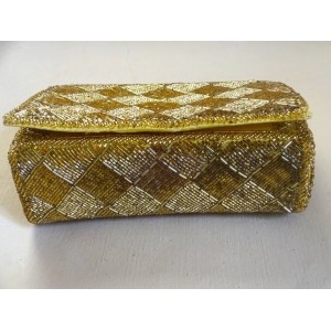 Walborg Asian Beaded Evening Cocktail Clutch Bag EXQUISITE Vintage bag
