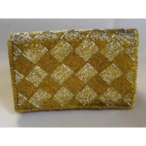 Walborg Asian Beaded Evening Cocktail Clutch Bag EXQUISITE Vintage bag