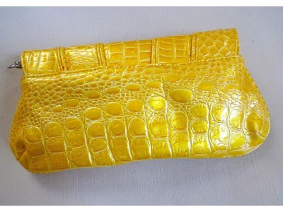 NINE WEST YELLOW CROC PATTERN CROSSBODY BAG NWT