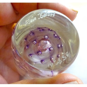 3 Art Glass Perfume Bottles